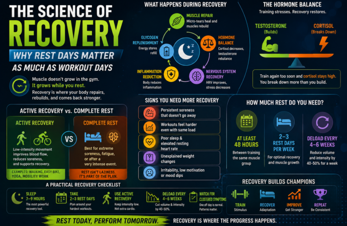 The Science of Recovery: Why Rest Days Matter as Much as Workout Days