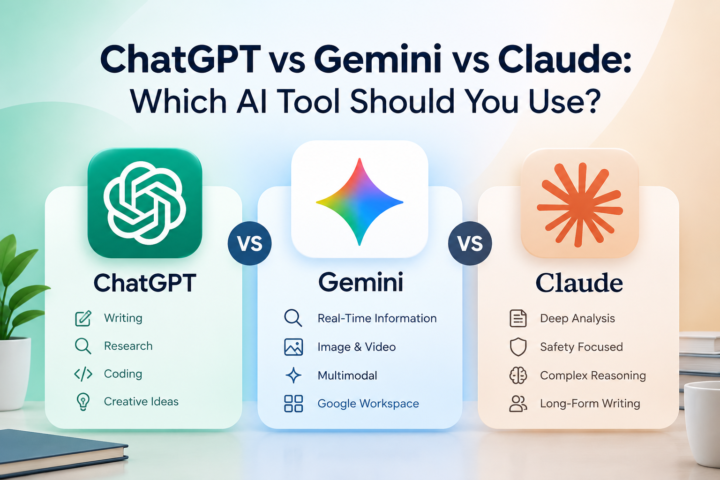 ChatGPT vs Gemini vs Claude: Which AI Tool Should You Use?
